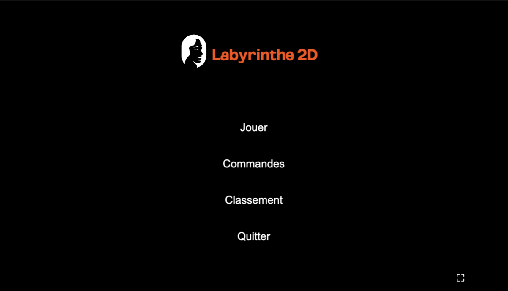 Interface d'accueil et animations du site Alice Guy