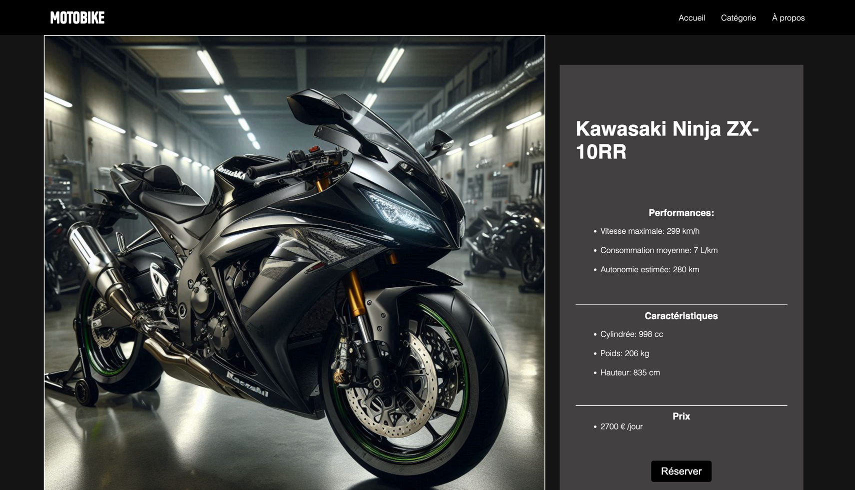 Formulaire de réservation en ligne interactif
